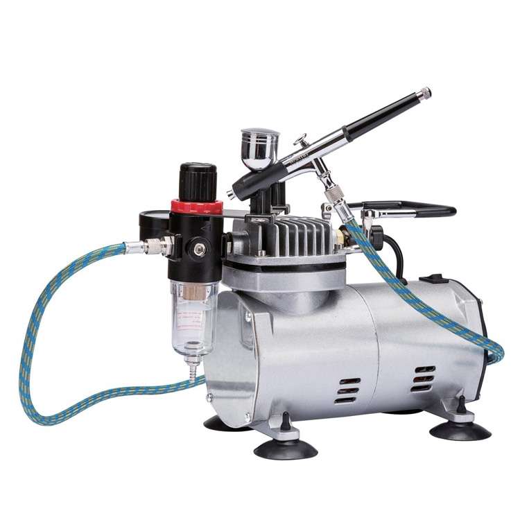 Kit de aerógrafo com fio de compressor de ar de alta PSI